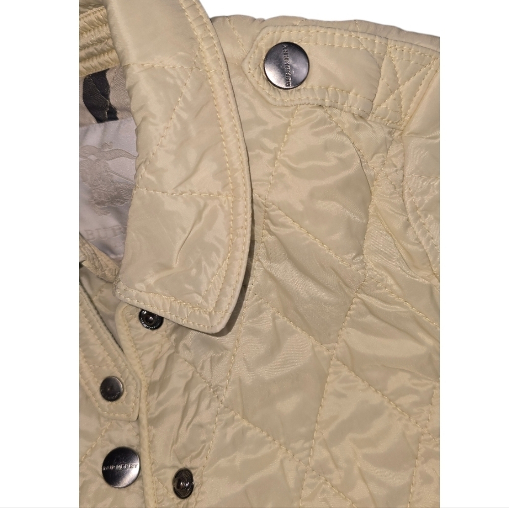 Burberry Children Diamond Quilted Jacket Nova Check Lined 100 / 56 Size - Picture 16 of 16